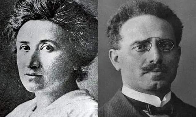 Η Ρόζα Λούξεμπουργκ και ο Καρλ Λίμπκνεχτ