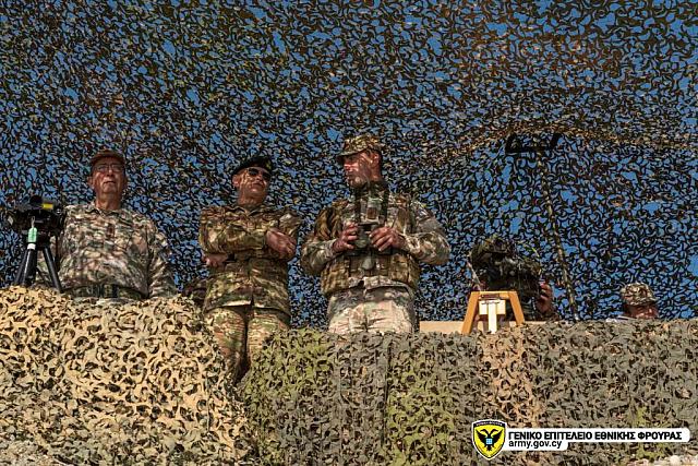 Βολές Μονάδων Πυροβολικού της Εθνικής Φρουράς