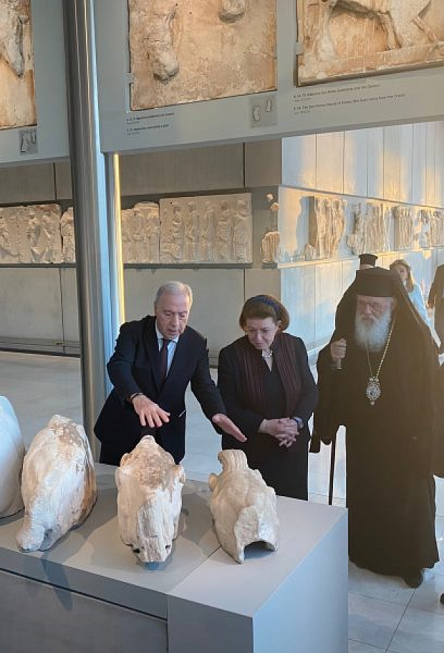 στο Μουσείο της Ακρόπολης τα θραύσματα του Παρθενώνα