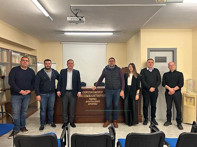 Ο Φ. Λαμπρινός στο Οικονομικό Επιμελητήριο