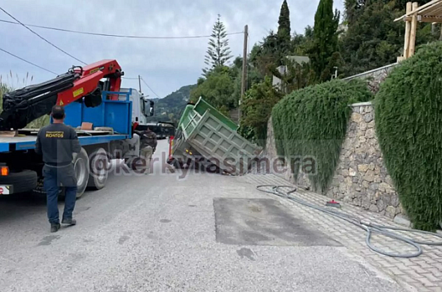 φορτηγό καθίζηση