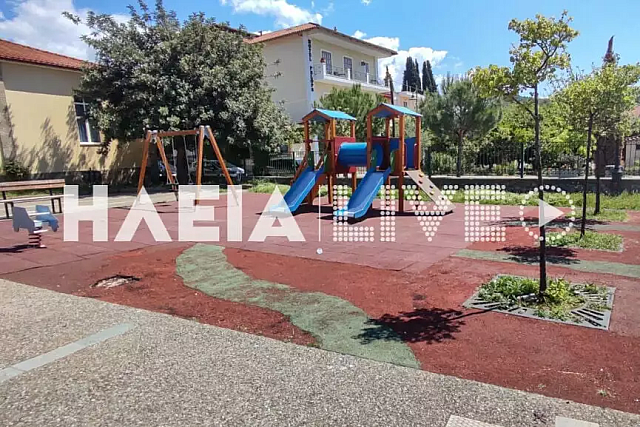 παιδική χαρά στην Αρχαία Ολυμπία 