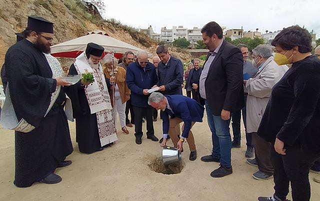αθλητικο κεντρο αγιας αικατερινης - θεμελιωση