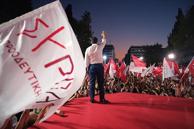 Αλέξης Τσίπρας από το Σύνταγμα