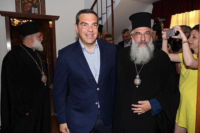 Αλέξης Τσίπρας: Συνάντηση με τον Αρχιεπίσκοπο Κρήτης κ. Ευγένιο