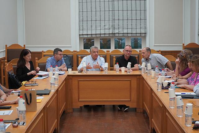 Σύσκεψη με παράγοντες της Κομισιόν για τις Στρατηγικές Βιώσιμης Αστικής Ανάπτυξης στην Κρήτη