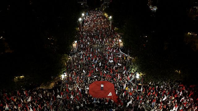 Αλέξης Τσίπρας από το Σύνταγμα