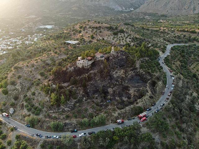 Μεγάλη κινητοποίηση της Πυροσβεστικής για φωτιά