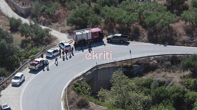 Ηράκλειο - τραγωδία: Έπεσε στο χαντάκι με το αυτοκίνητο