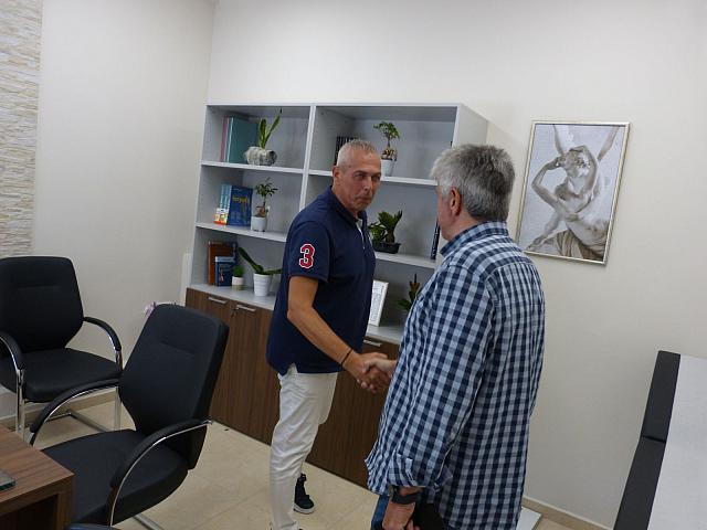 Επίσκεψη του υποψηφίου δημάρχου Γόρτυνας Αθ. Παπανικολάου στο Κέντρο Υγείας Αγίας Βαρβάρας