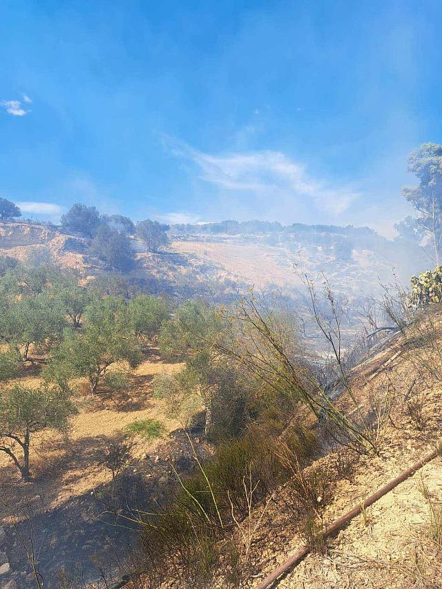 Ηράκλειο: Συναγερμός για φωτιά σε αγροτική περιοχή