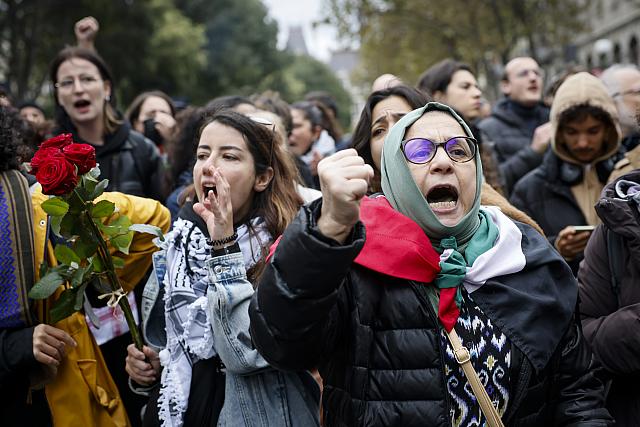 διαδηλωση για γαζα