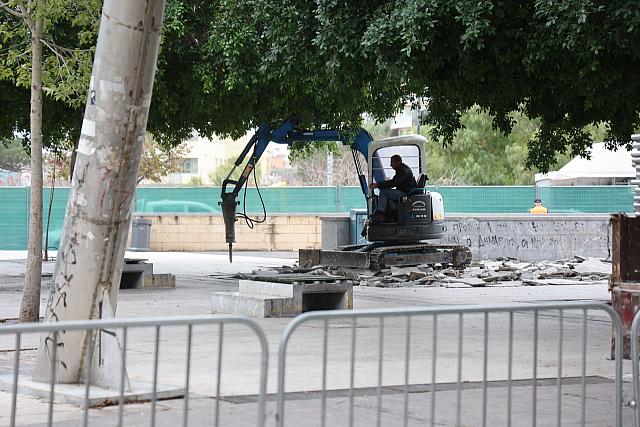 έργα στην Πλατεία Ελευθερίας