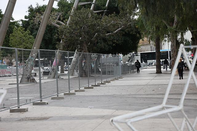 έργα στην Πλατεία Ελευθερίας
