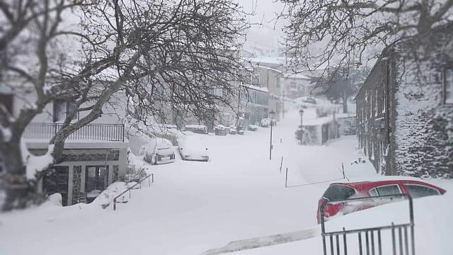 Σαμοθράκη χιόνι χώρα 2