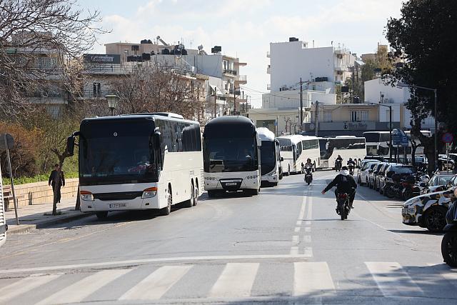 Τουριστικά Λεωφορεία - πορεία Ηράκλειο