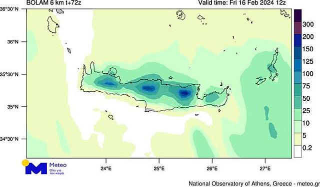 meteo χάρτης
