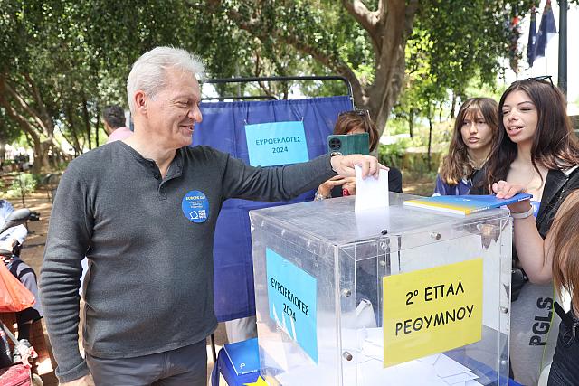 Στην εκδήλωση για την «Ημέρα της Ευρώπης 2024» ο Δήμαρχος Ηρακλείου