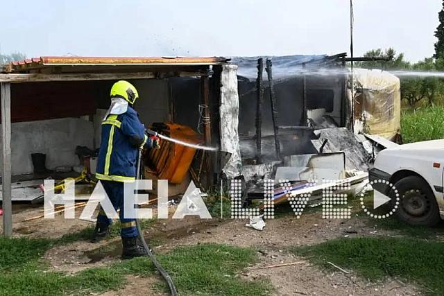 φωτιά στο σπίτι του δολοφόνου της 11χρονης