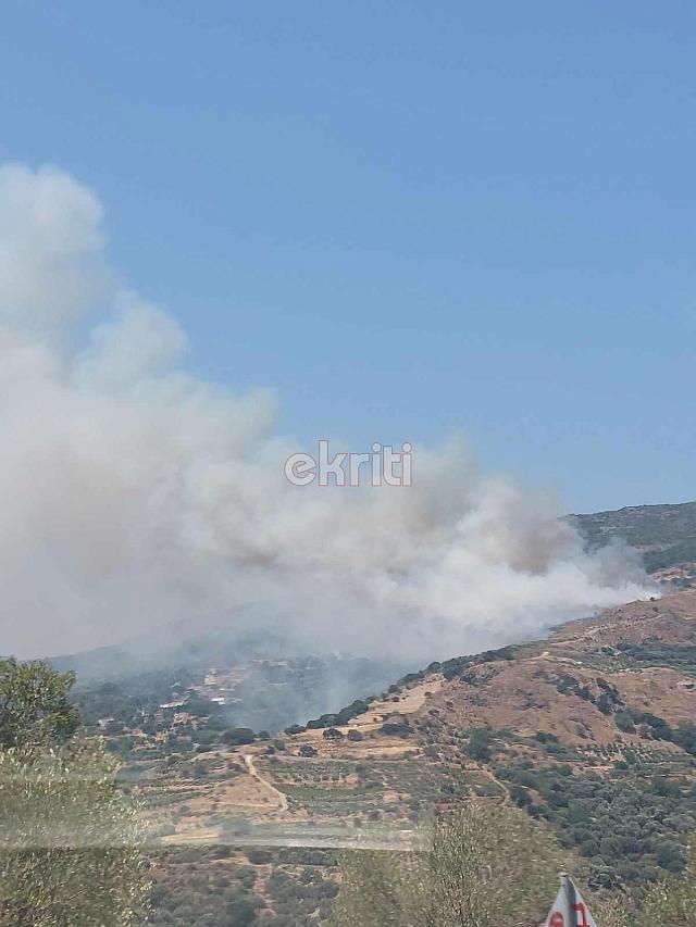 φωτιά στα Χανιά