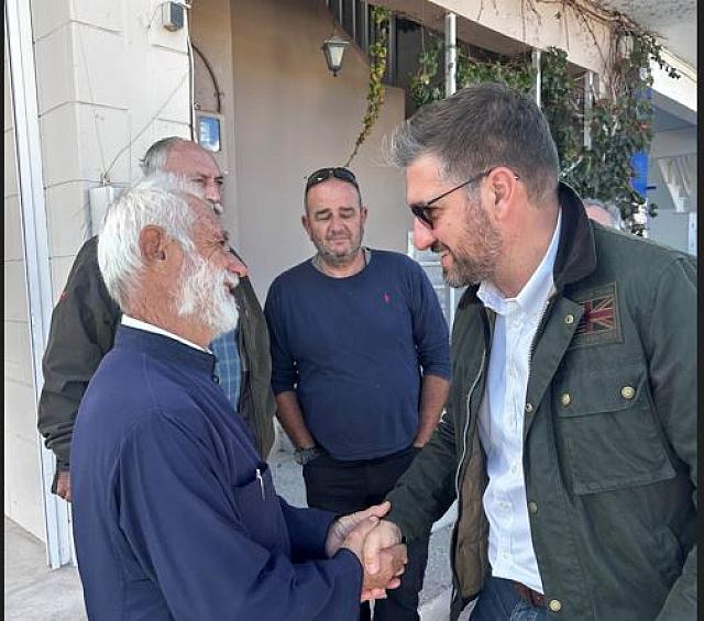 Στην Αγία Πελαγία ο Δήμαρχος Μαλεβιζίου Μεν. Μποκέας
