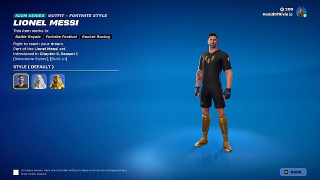 μεσσι fortnite