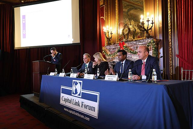 Ο Κωνσταντίνος Μαύρος στο Συνέδριο της Capital Link