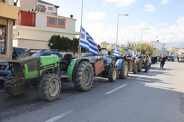 συλλαλητήριο ηράκλειο αγρότες