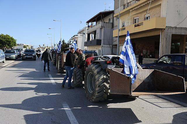 συλλαλητήριο ηράκλειο αγρότες