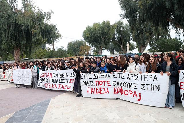 διαμαρτυρία - καλλιτεχνικό, μουσικό σχολείο