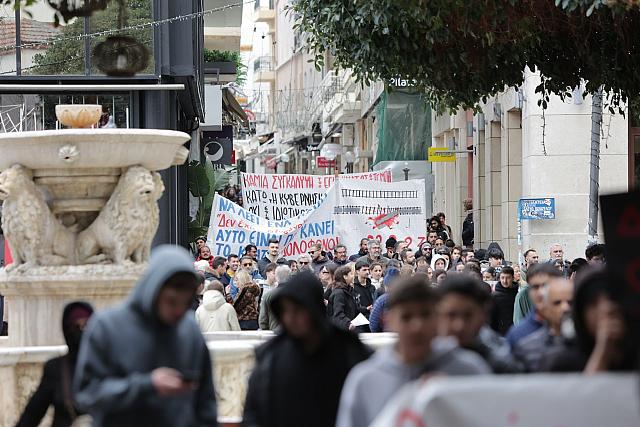 Τέμπη - Διαμαρτυρία