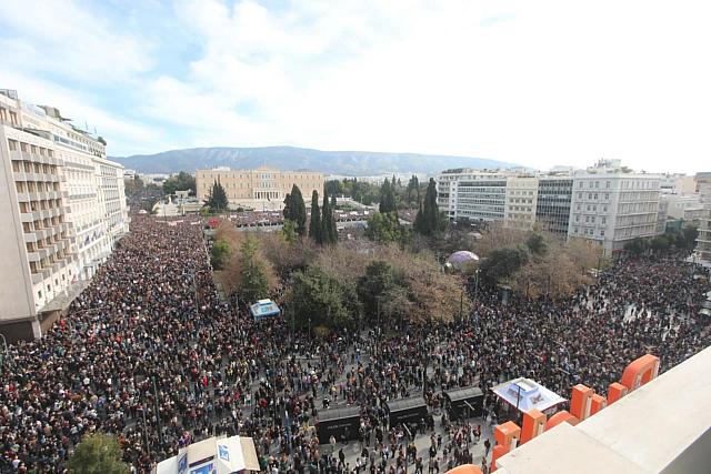 Τέμπη, διαμαρτυρία