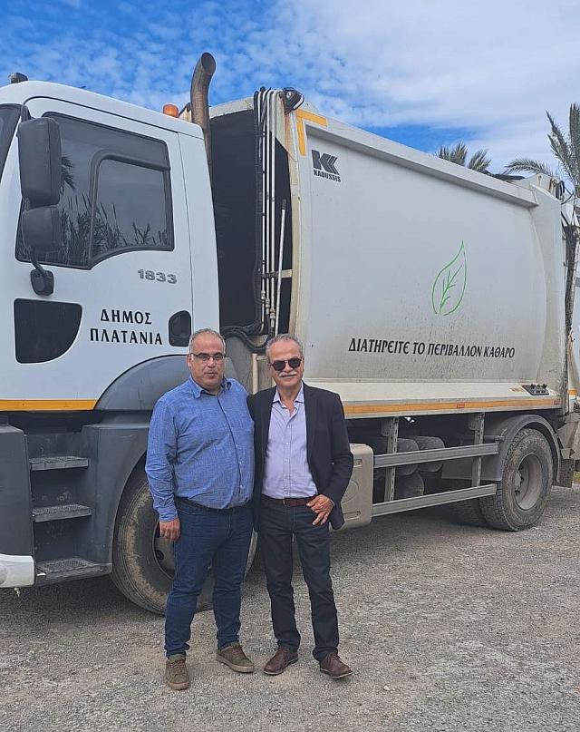απορριμματοφόρο δήμος μαλεβιζίου δήμος πλατανιά