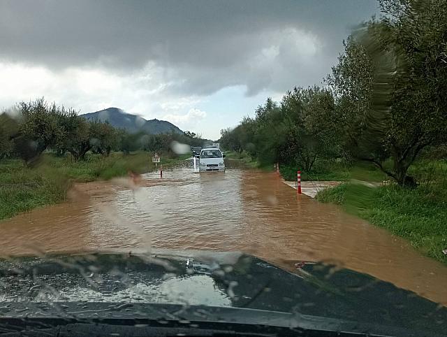πλημμυρες σε θραψανο