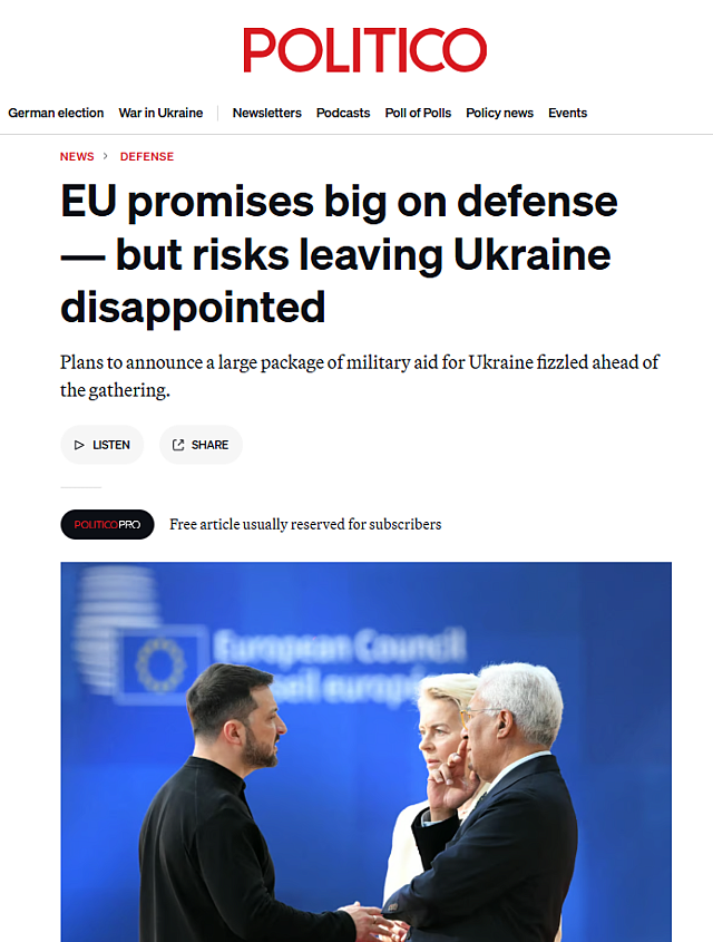 POLITICO Ζελένσκι