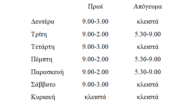 ωράριο