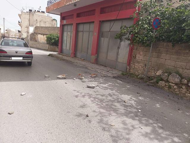 πτώση μπαλκονιού στο αρκαλοχώρι