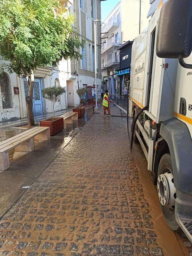 καθαρισμός πόλης σκόνη