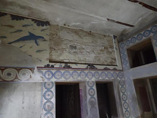 τοιχογραφία δελφινιών