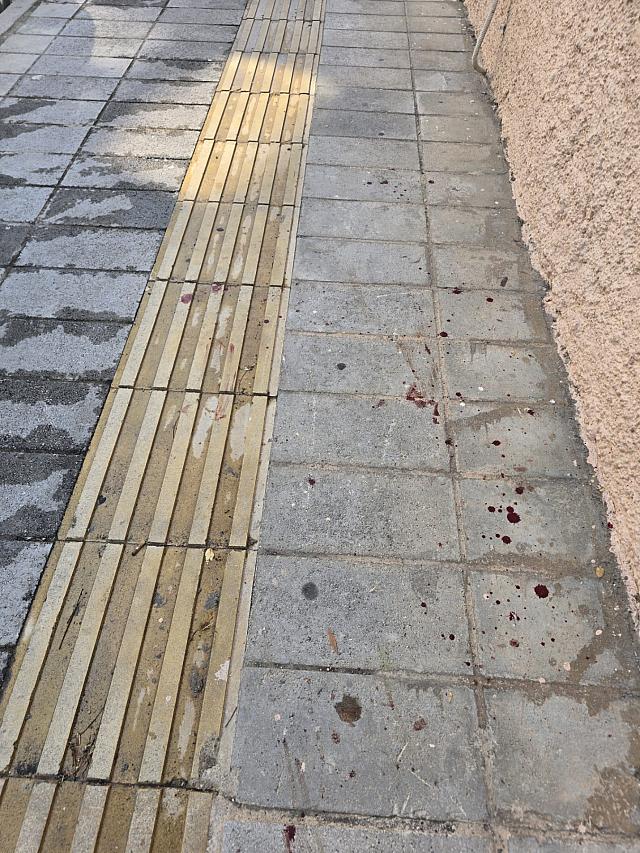πεζοδρόμιο χανια αιμα