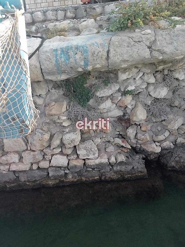 ρηγματώσεις ενετικό λιμάνι ηρακλείου