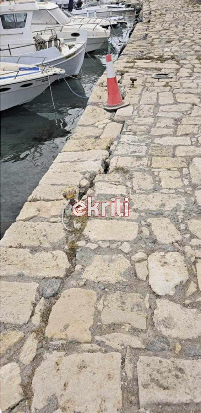 ρηγματώσεις ενετικό λιμάνι ηρακλείου