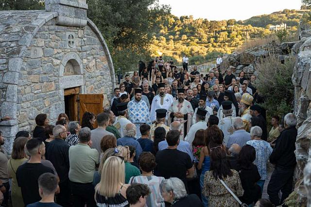 Εγκαίνια του Ιερού Ναού Αγίου Ιερομαρτυρος Ευαγγέλου στο Σελλί