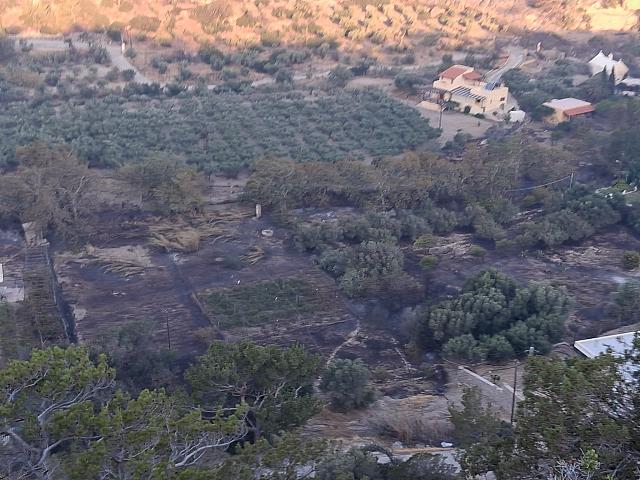Φωτιά στην Ιεράπετρα