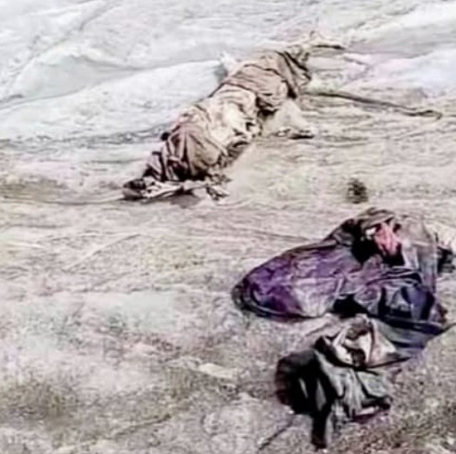 παγετώνας, νεκρός