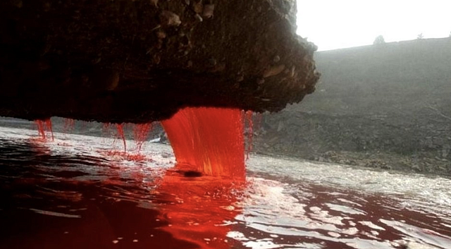 καταρράκτες, κόκκινο