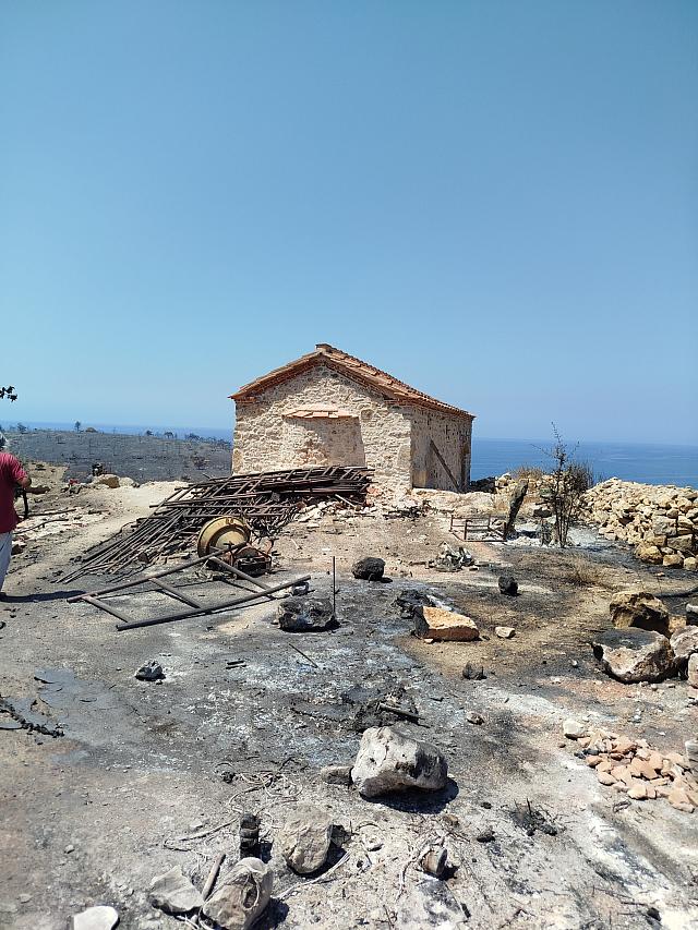 Φωτιά στην Χίο