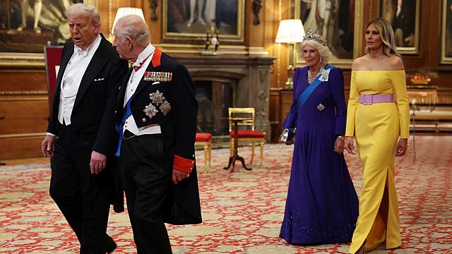 τραμπ δεξίωση ουίνδσορ