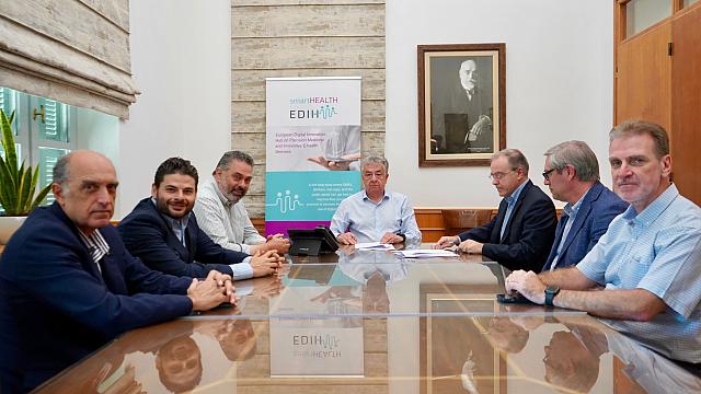 Υπογραφή Συμφώνου Συνεργασίας μεταξύ της Περιφέρειας Κρήτης και του Ινστιτούτου Πληροφορικής του ΙΤΕ