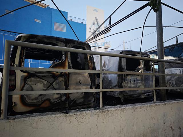 Φωτιά σε έκθεση